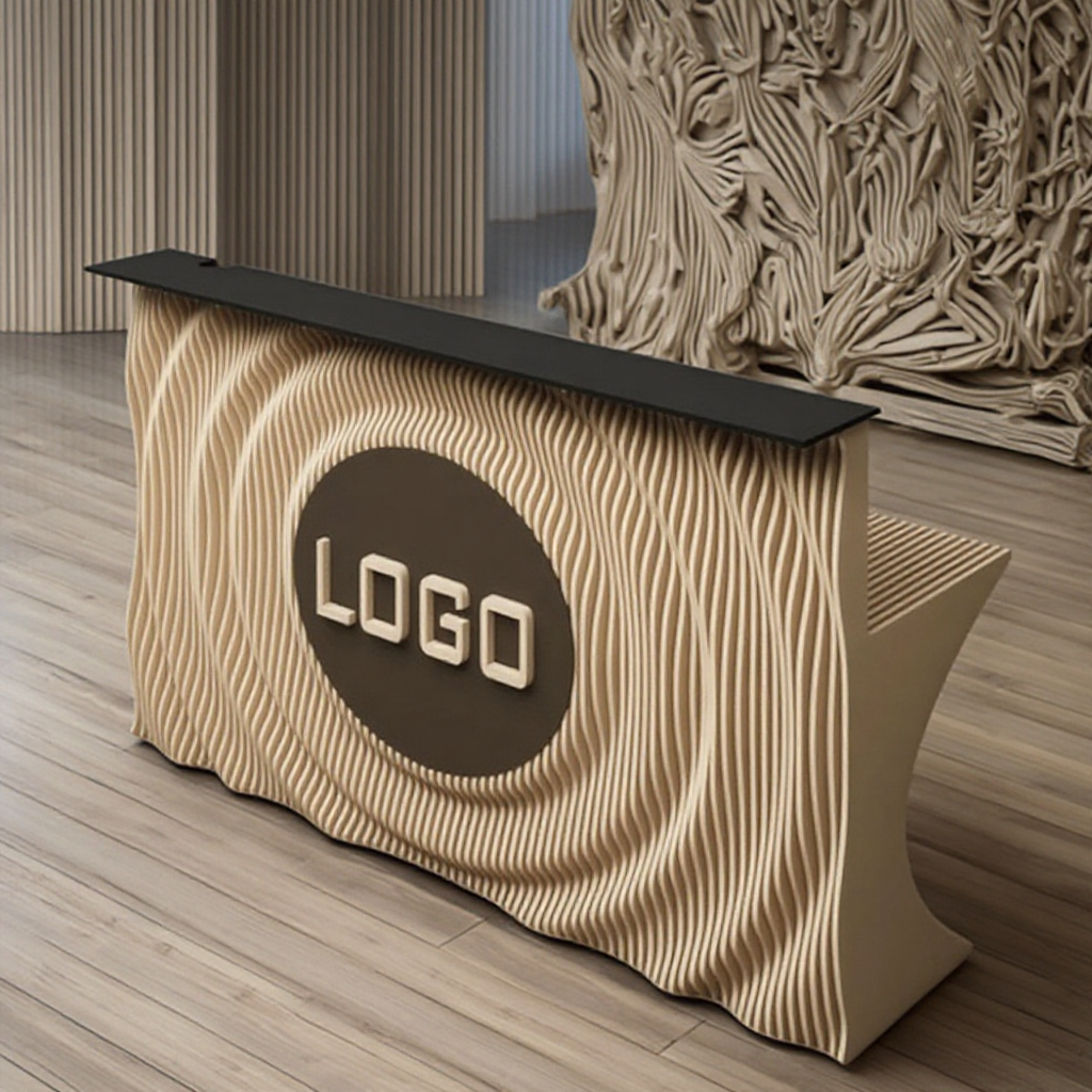 Office Furniture Logo - Modern Style Parametric Furniture Stylish Wooden
