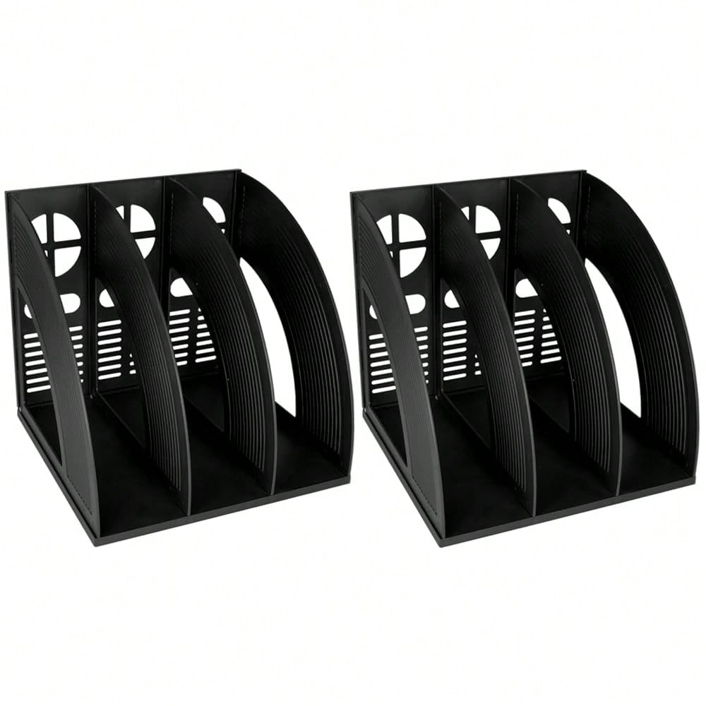 Binder Storage Box - Magazine File Holder Desk Binder Holder