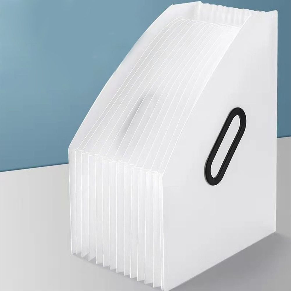 Binder Storage Box - Multi-layer 13 Pockets File Folder Portable
