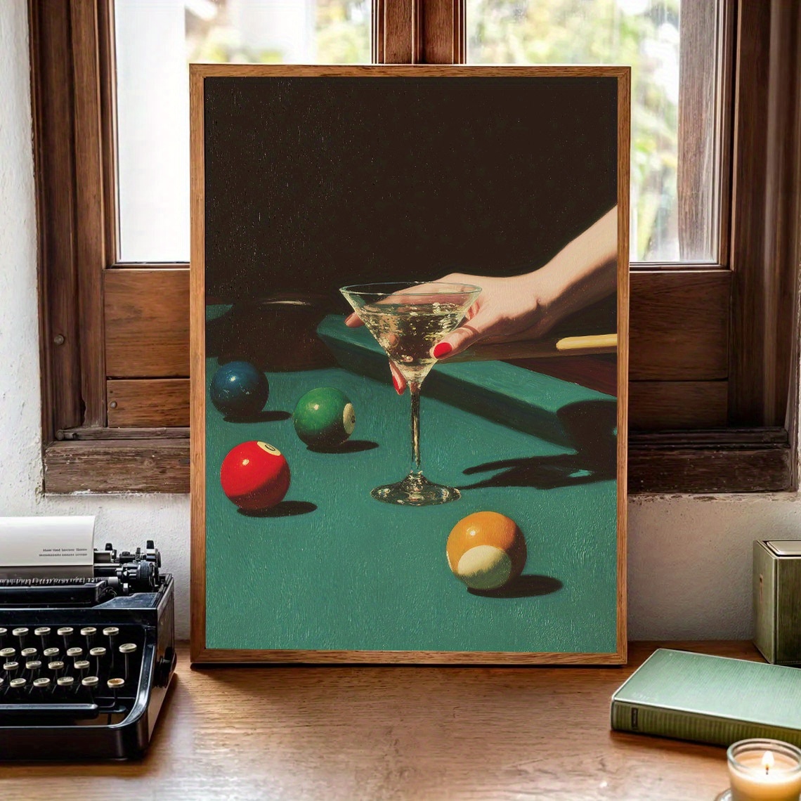 1pc Vintage Billiards Cocktail - Office Furniture For Home reseña y precio