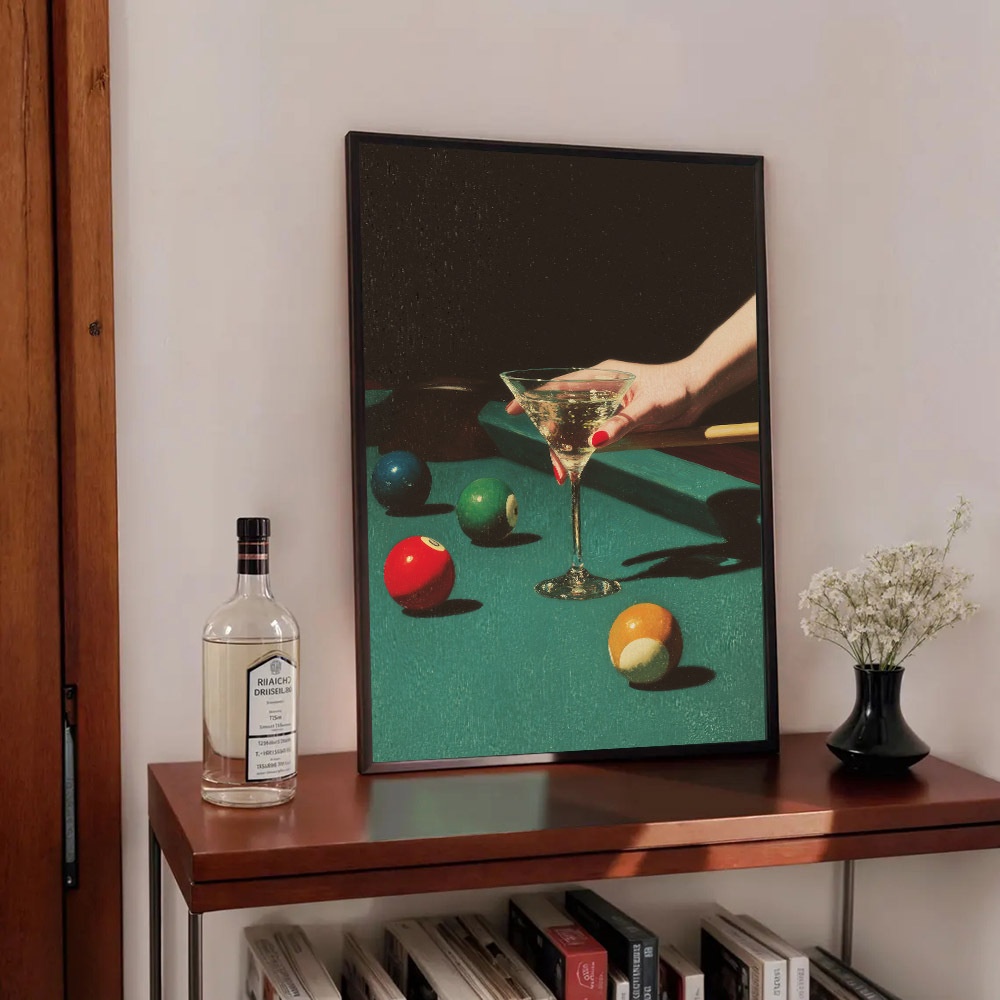 1pc Vintage Billiards Cocktail - Office Furniture For Home reseña y precio