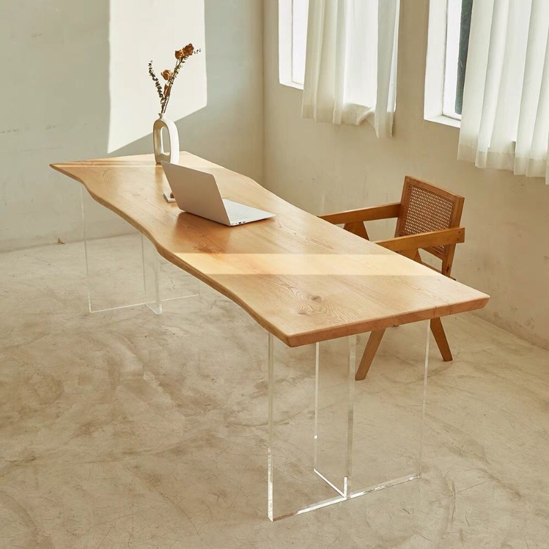 Nordic Solid Wood Acrylic Floa - Office Furniture For Home reseña y precio