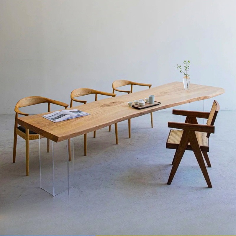 Nordic Solid Wood Acrylic Floa - Office Furniture For Home reseña y precio