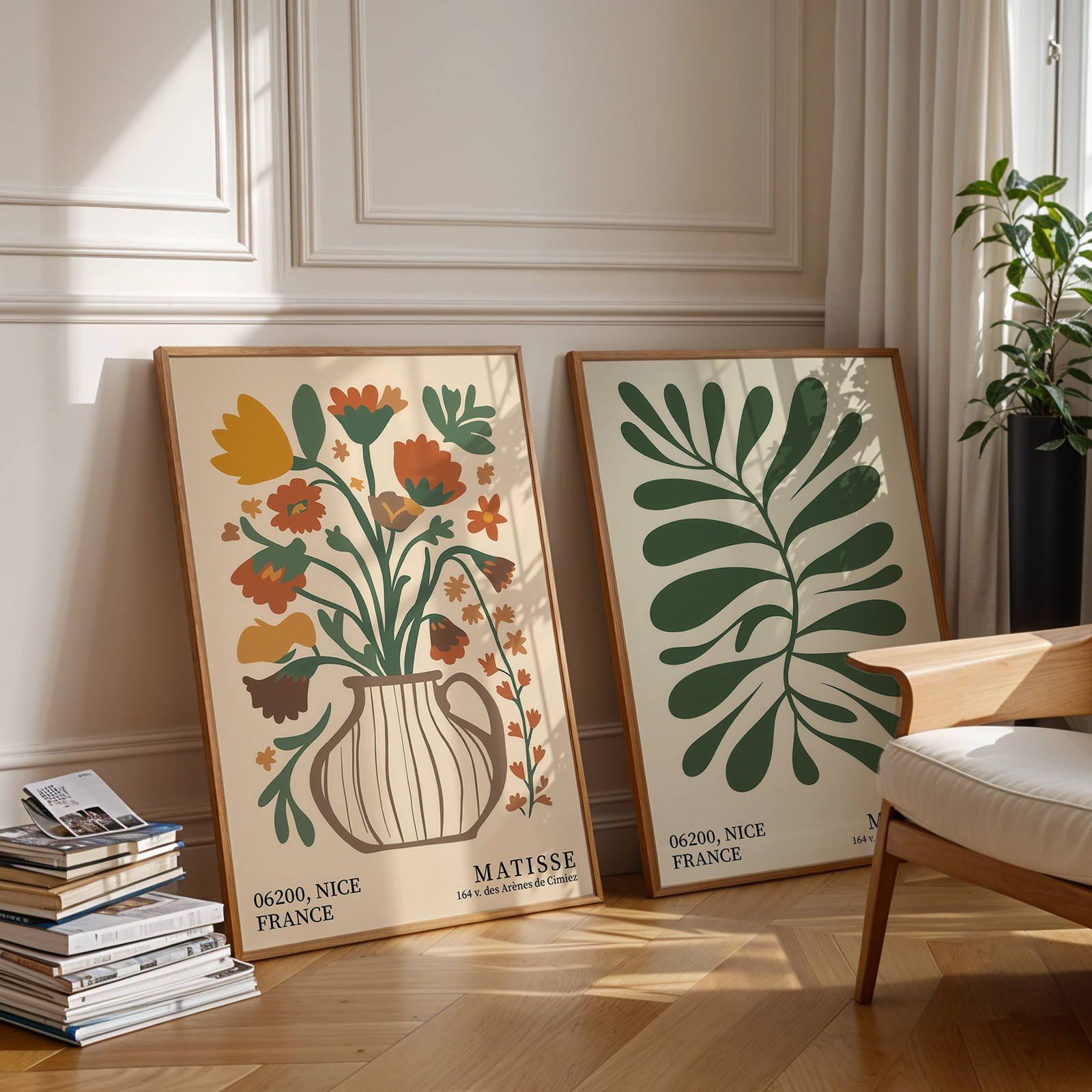 2pcs Green Bohemian Floral Can - Office Furniture For Home reseña y precio
