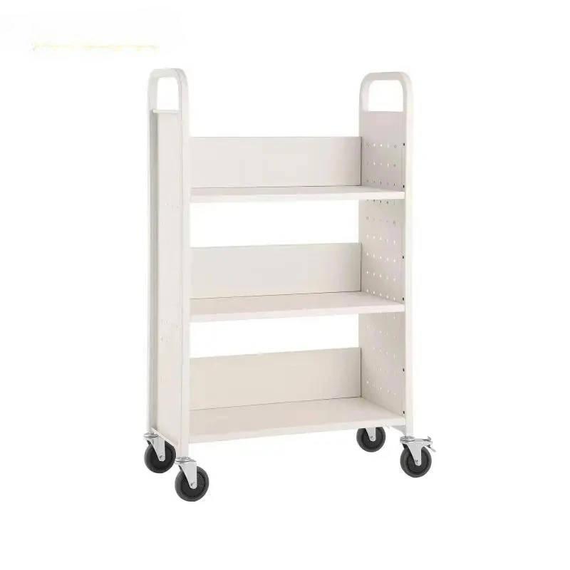330lbs Library Book Cart L-Sha - Book Cart Rolling reseña y precio