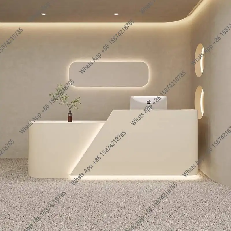 DC MT White Drawers Reception  - Office Furniture Logo reseña y precio