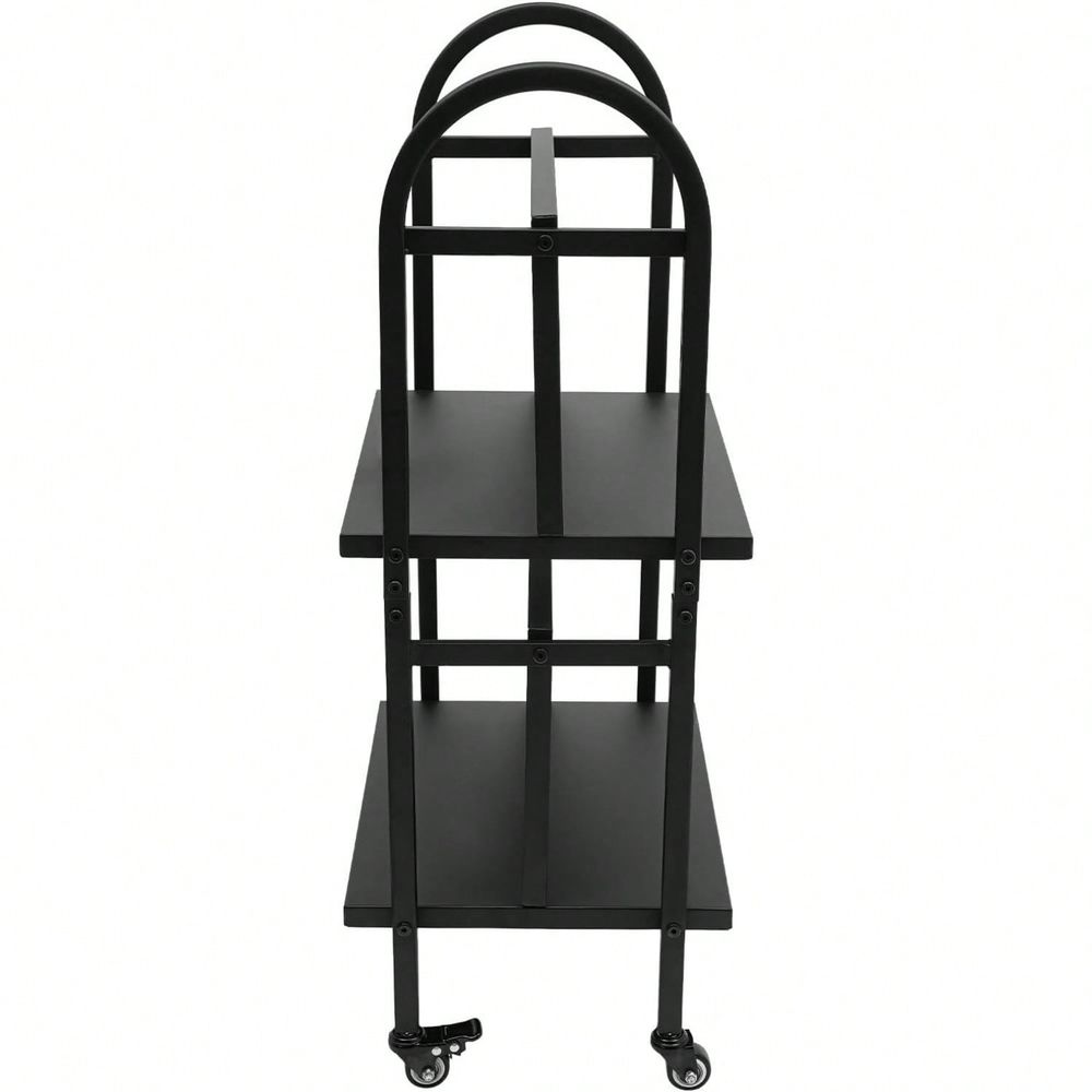 2Tier Rolling Book Cart With W - Book Cart Rolling reseña y precio