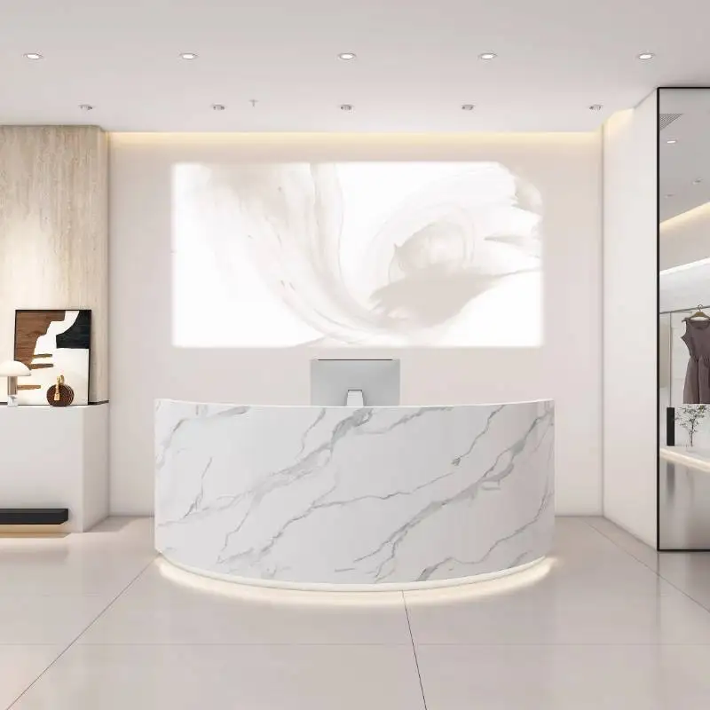 Design Logo Reception Desks Be - Office Furniture Logo reseña y precio
