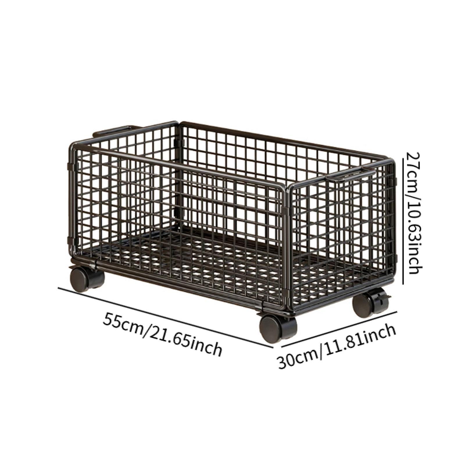 Under Desk Storage Cart Mesh R - Book Cart Rolling reseña y precio