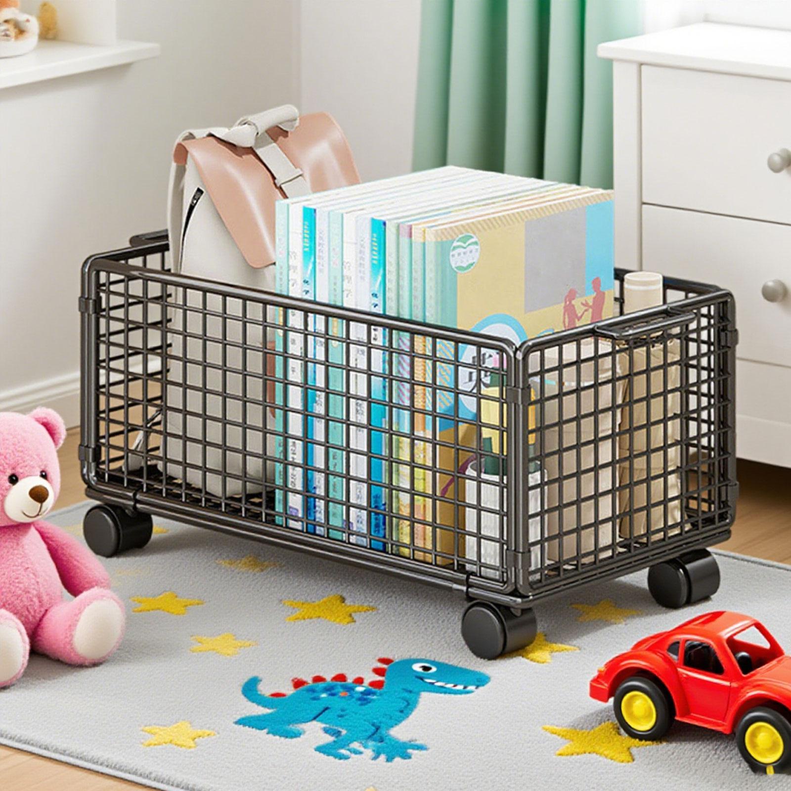Under Desk Storage Cart Mesh R - Book Cart Rolling reseña y precio