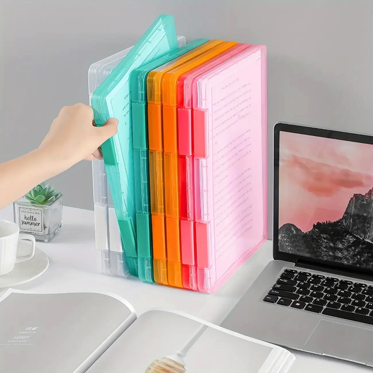 1pc Multi-layer Portable File  - Binder Storage Box reseña y precio