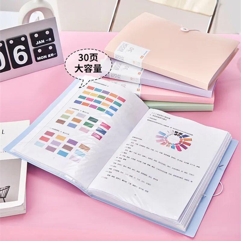 30Pages File Bag A4 Transparen - Binder Storage Box reseña y precio