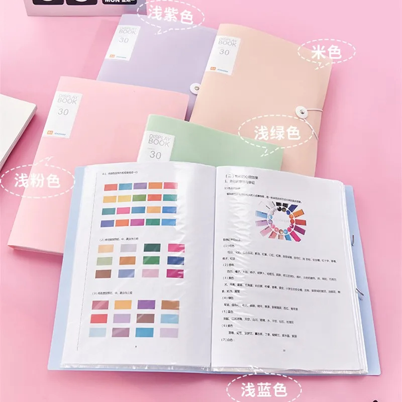 30Pages File Bag A4 Transparen - Binder Storage Box reseña y precio