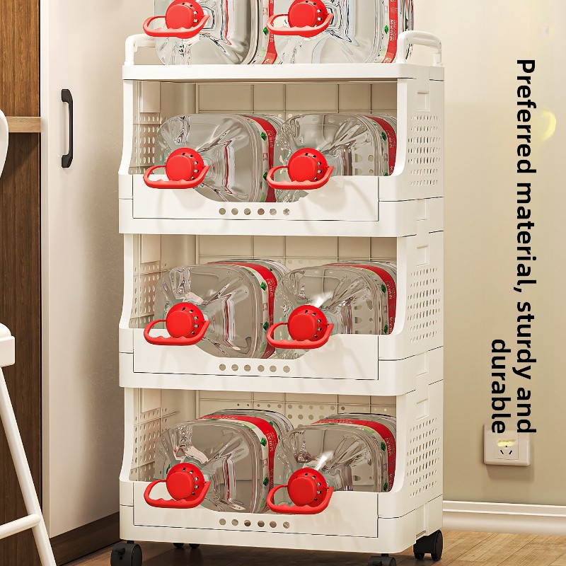 Simple Plastic Storage Shelf U - Book Cart Rolling reseña y precio