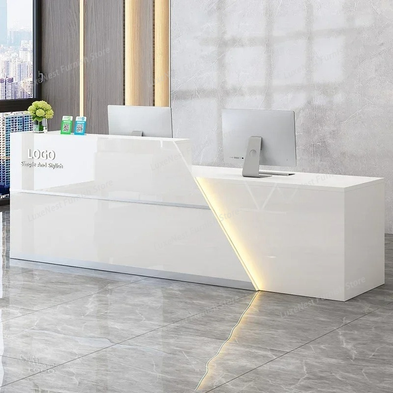 Unique Podium Reception Desks  - Office Furniture Bali reseña y precio