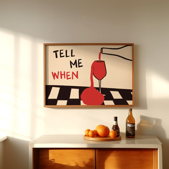 Vintage Tell Me When Drink Can - Office Furniture For Home reseña y precio