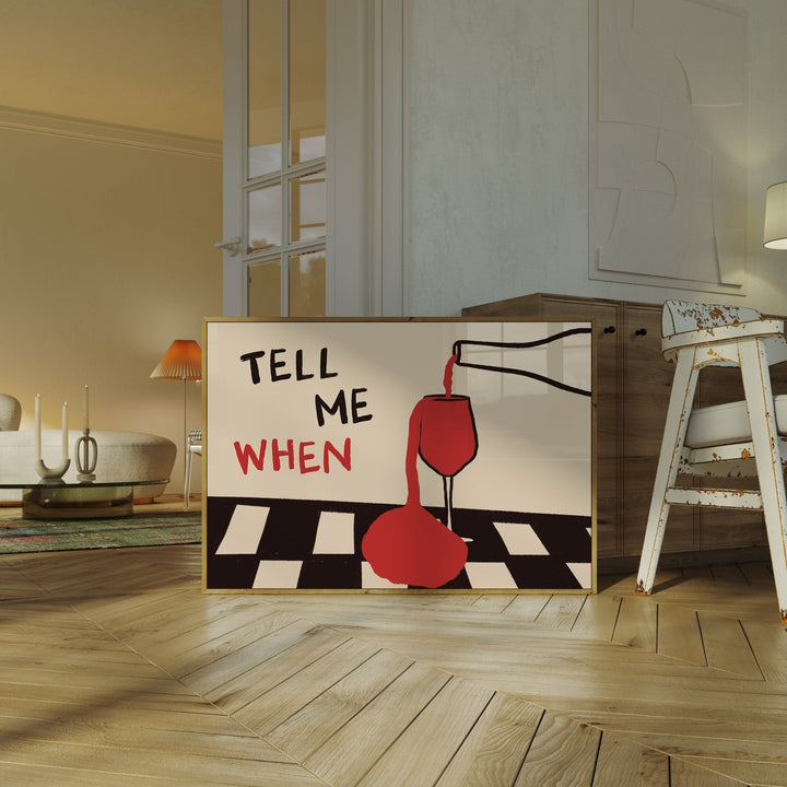 Vintage Tell Me When Drink Can - Office Furniture For Home reseña y precio