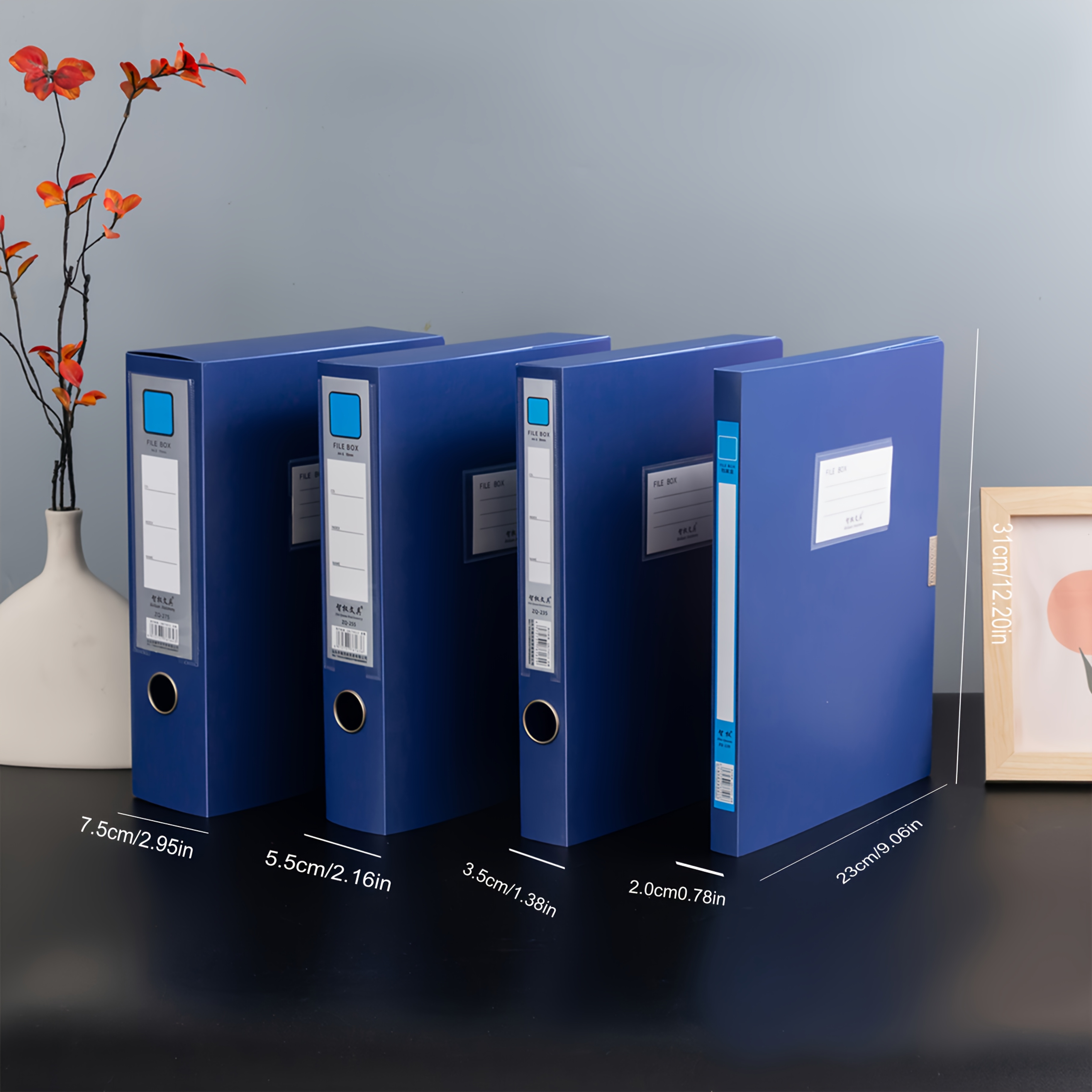 1pcs Foldable A4 File Folders, - Binder Storage Box reseña y precio