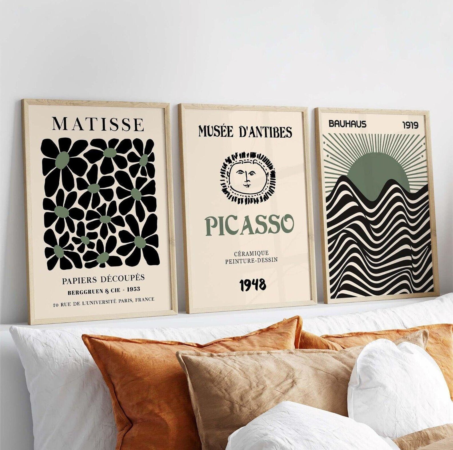 3pcs/set Retro Matisse Canvas  - Office Furniture For Home reseña y precio