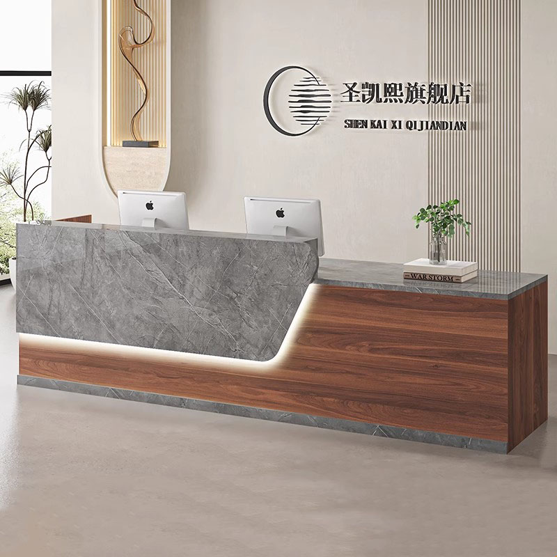 Beauty Home Reception Desk Lux - Office Furniture Logo reseña y precio