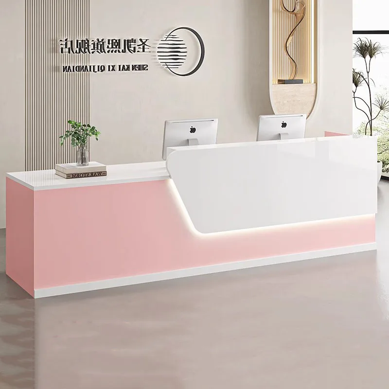 Beauty Home Reception Desk Lux - Office Furniture Logo reseña y precio