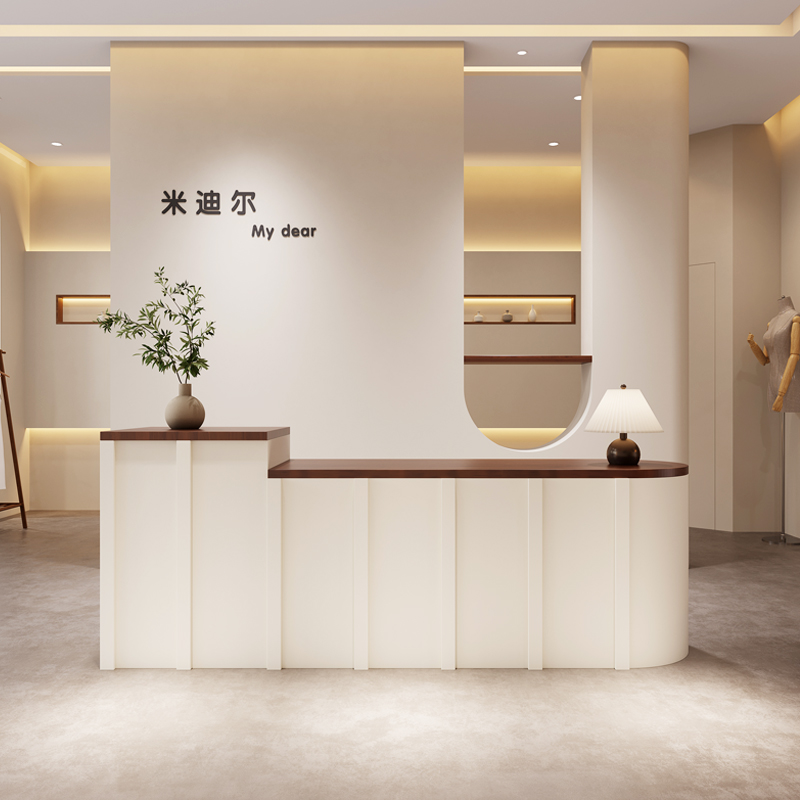 Counter Beauty Reception Desks - Office Furniture Logo reseña y precio