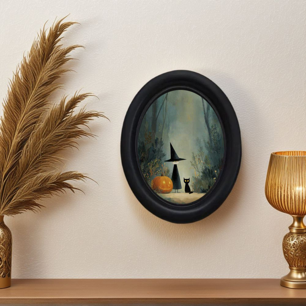 A 3D Vintage Halloween Witch a - Office Furniture For Home reseña y precio