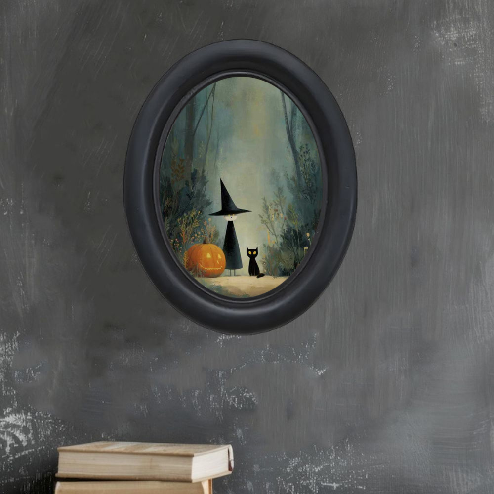 A 3D Vintage Halloween Witch a - Office Furniture For Home reseña y precio