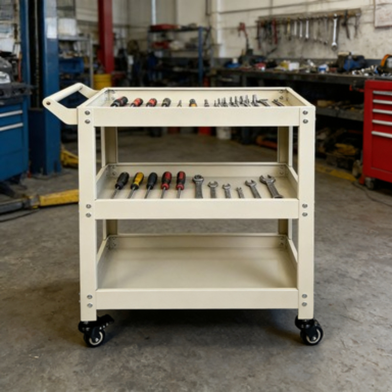 3 Tier Metal Storage Cart Mult - Book Cart Rolling reseña y precio