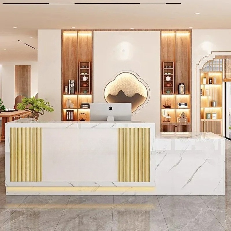 Podium Salon Reception Desks B - Office Furniture Bali reseña y precio