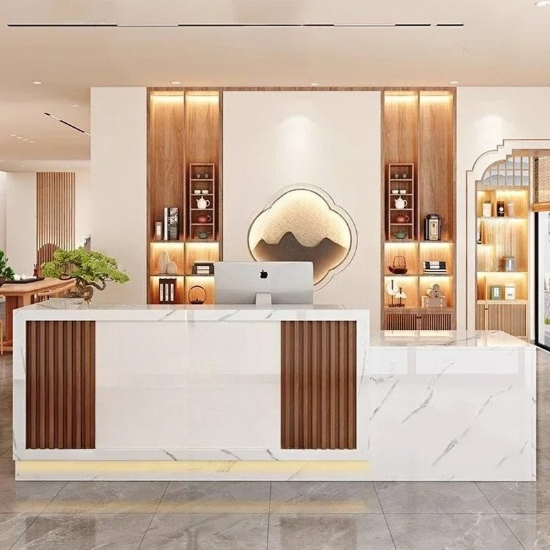 Podium Salon Reception Desks B - Office Furniture Bali reseña y precio
