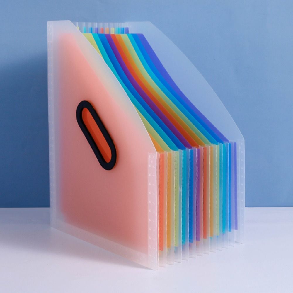 Multi-layer 13 Pockets File Fo - Binder Storage Box reseña y precio