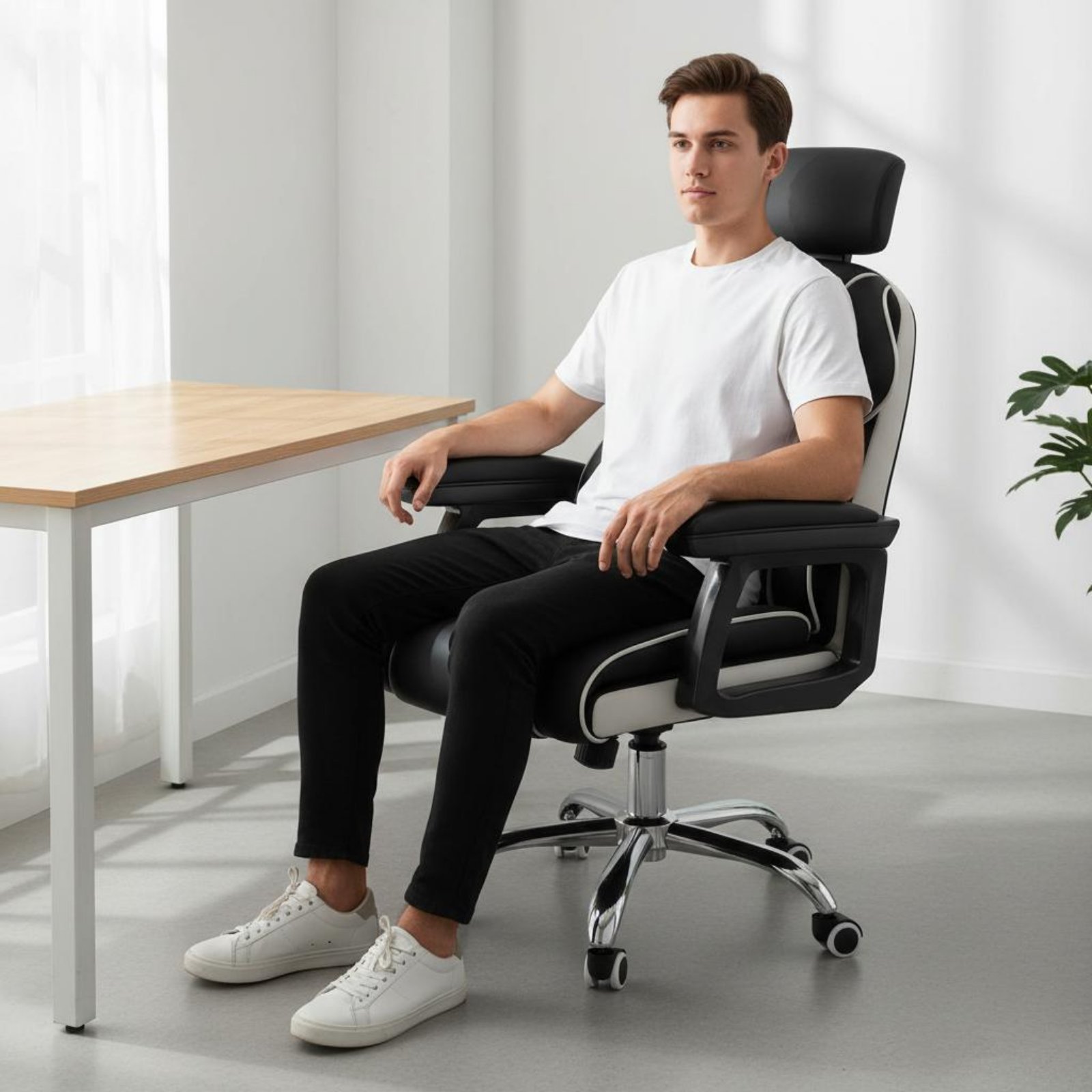 Ergonomic Gaming Chair Height  - Office Furniture Ergonomic reseña y precio