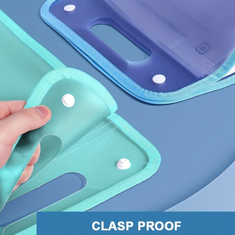 13 Pocket File Folders Portabl - Binder Storage Box reseña y precio