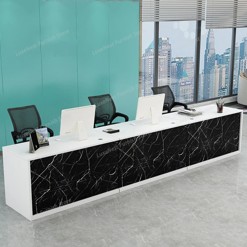 Nordic Salon Reception Desks C - Office Furniture Bali reseña y precio