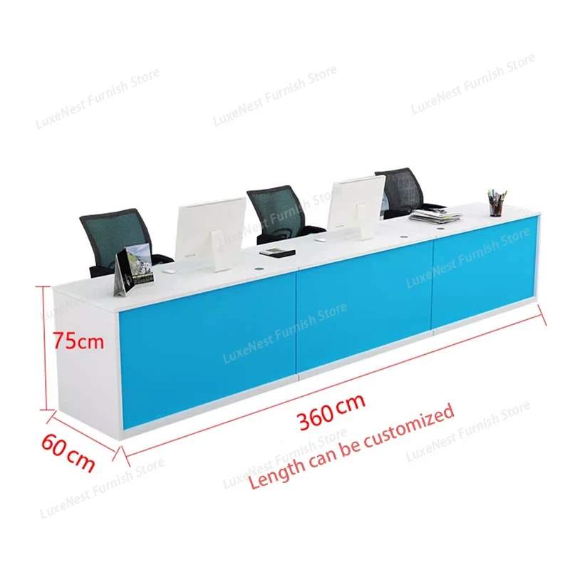Nordic Salon Reception Desks C - Office Furniture Bali reseña y precio