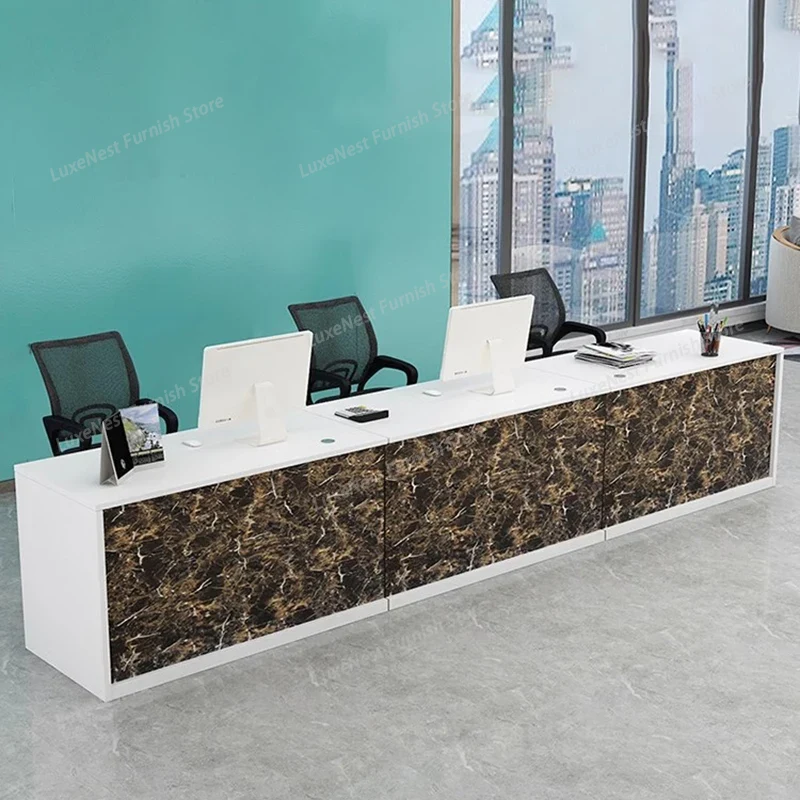 Nordic Salon Reception Desks C - Office Furniture Bali reseña y precio