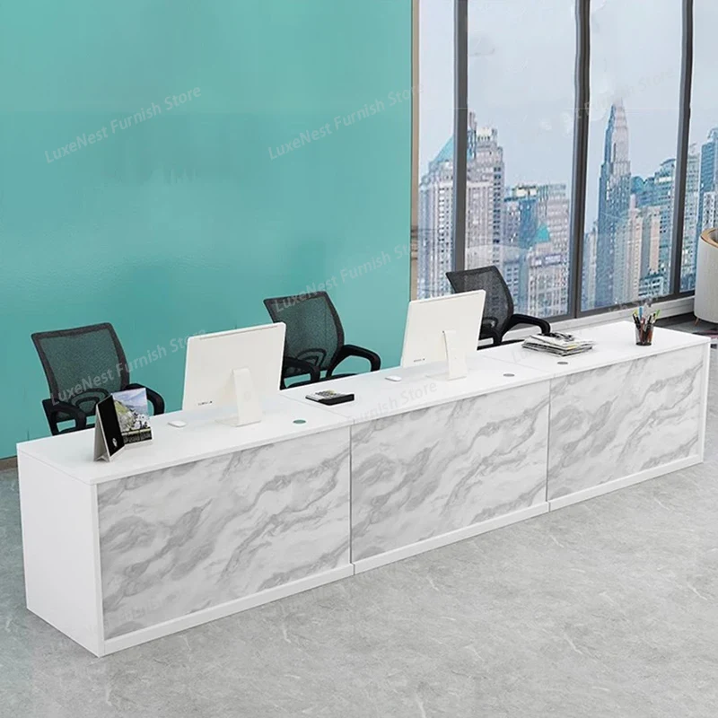 Nordic Salon Reception Desks C - Office Furniture Bali reseña y precio