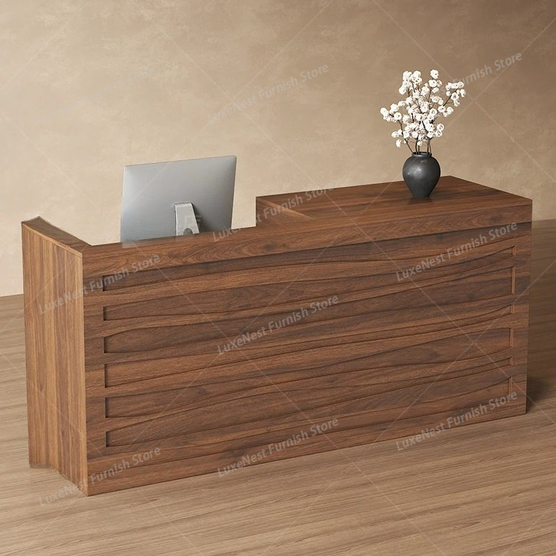 Office Beauty Reception Desk L - Office Furniture Logo reseña y precio