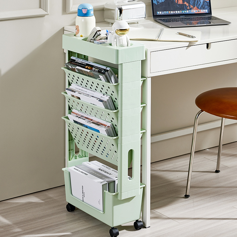 Under Desk Rolling Storage Car - Book Cart Rolling reseña y precio