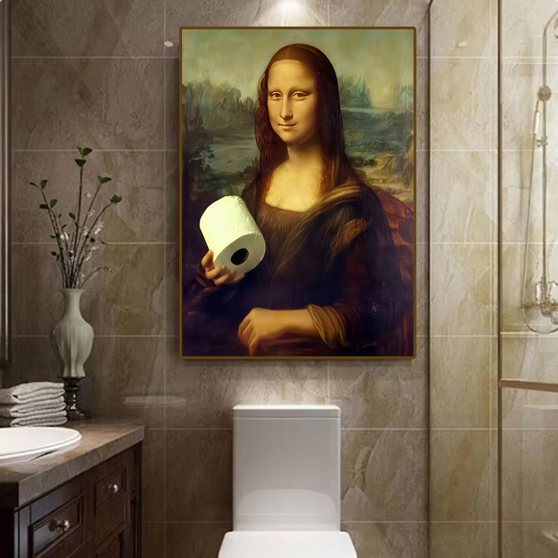 1pc Funny Abstract Bathroom To - Office Furniture For Home reseña y precio