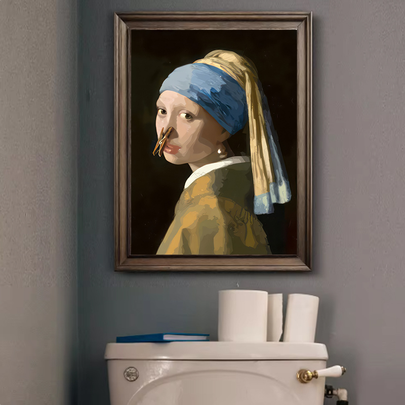 1pc Funny Abstract Bathroom To - Office Furniture For Home reseña y precio