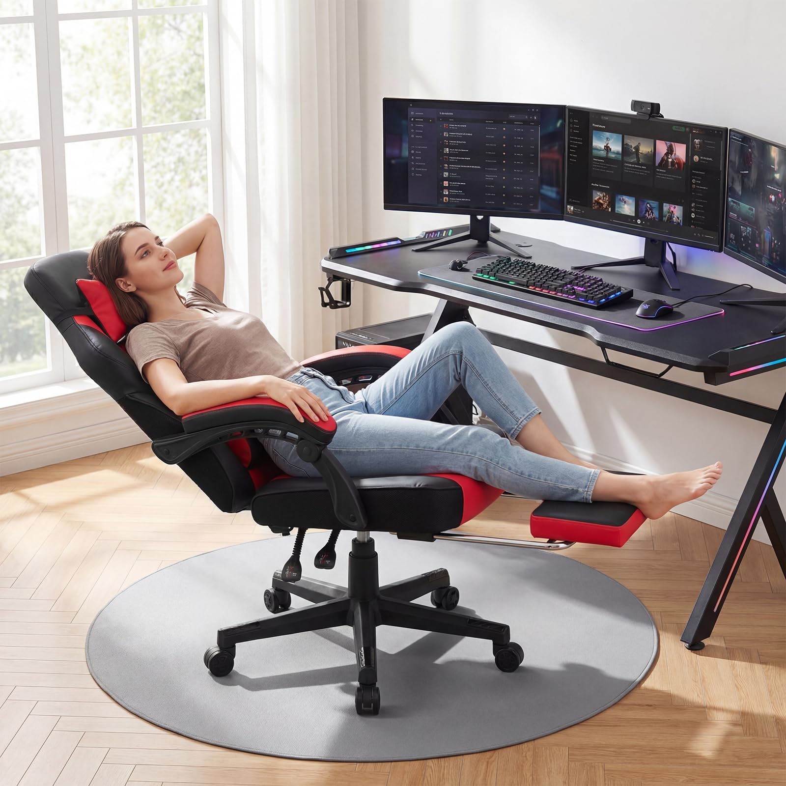 Ergonomic Gaming Chair With Fo - Office Furniture Ergonomic reseña y precio