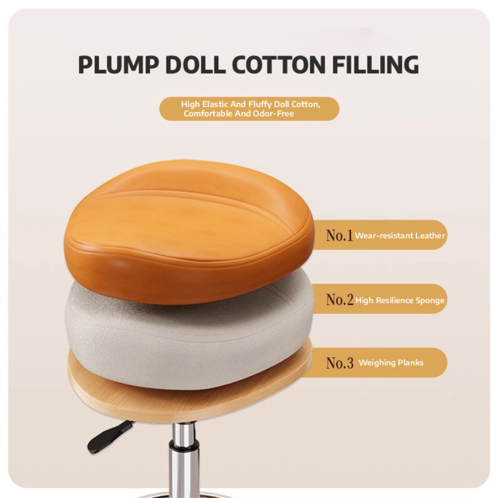 Saddle Stool Rolling Swivel SP - Office Furniture Ergonomic reseña y precio
