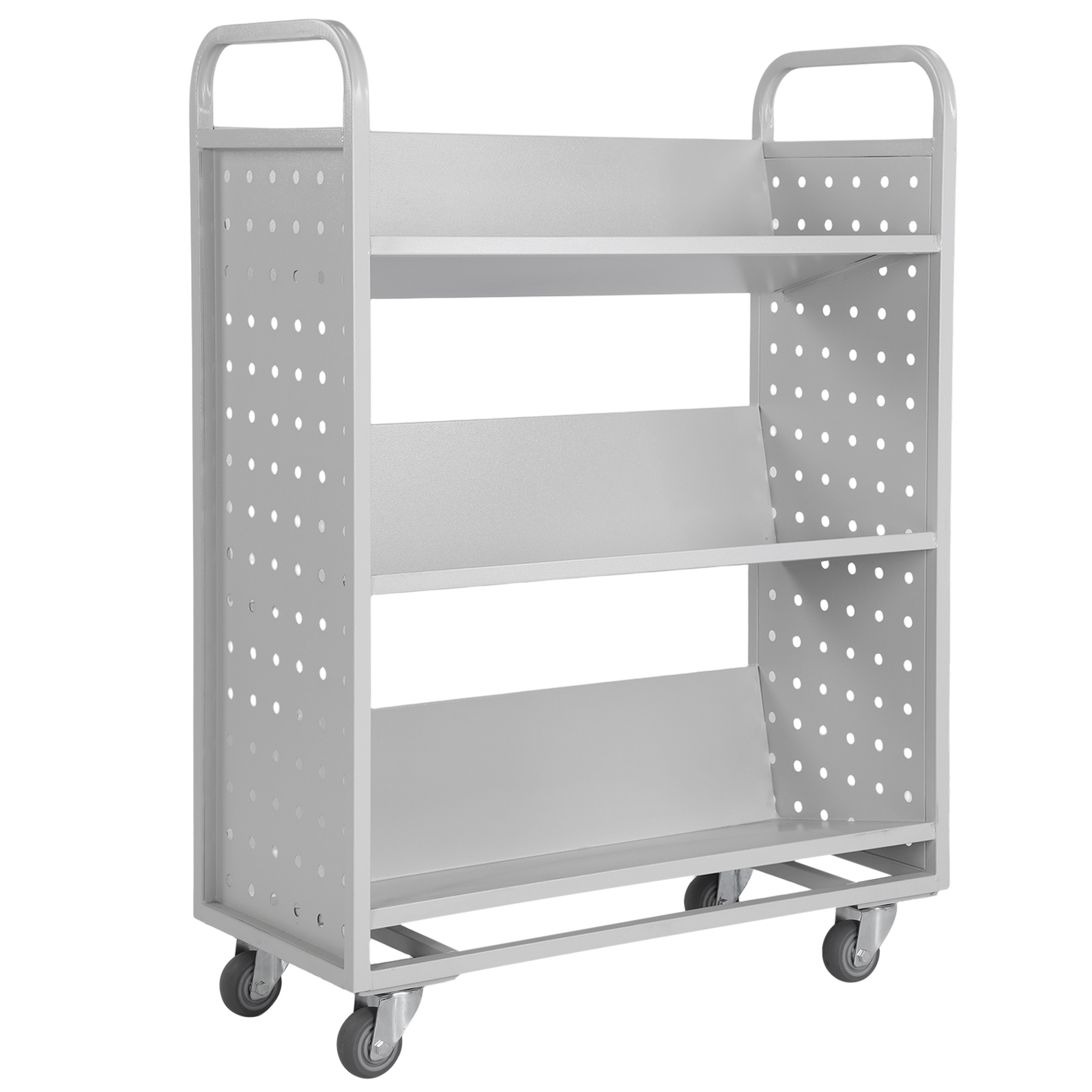 Archive Storage Cart Slanted S - Book Cart Rolling reseña y precio