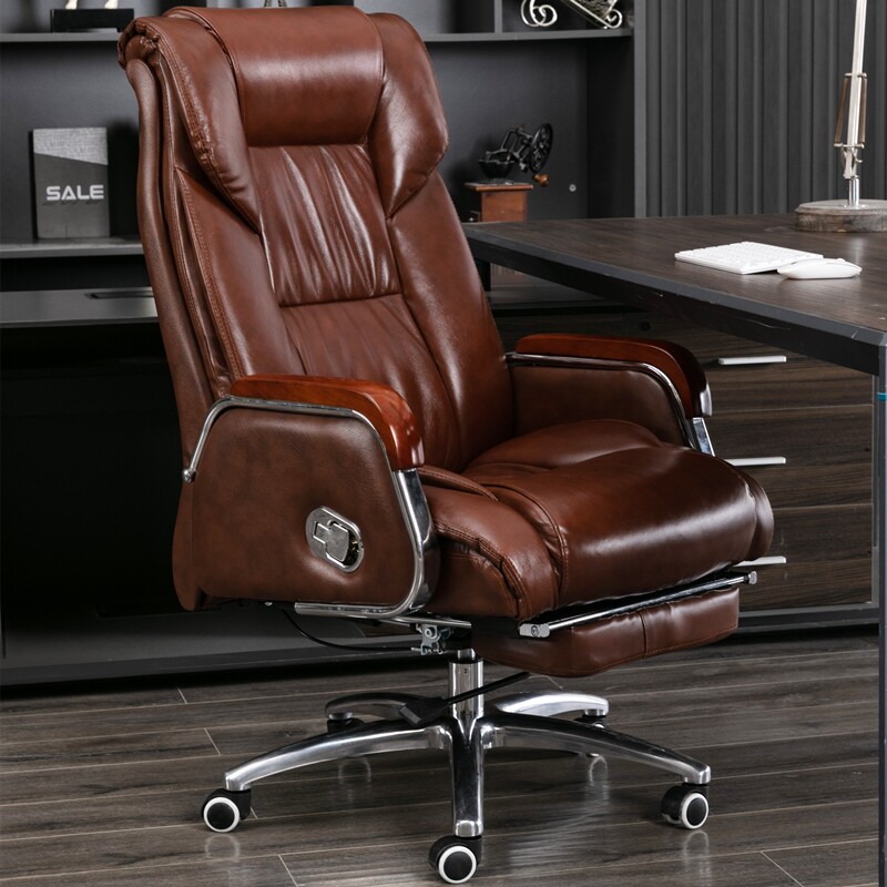 Leather boss chair office seat - Office Furniture Ergonomic reseña y precio
