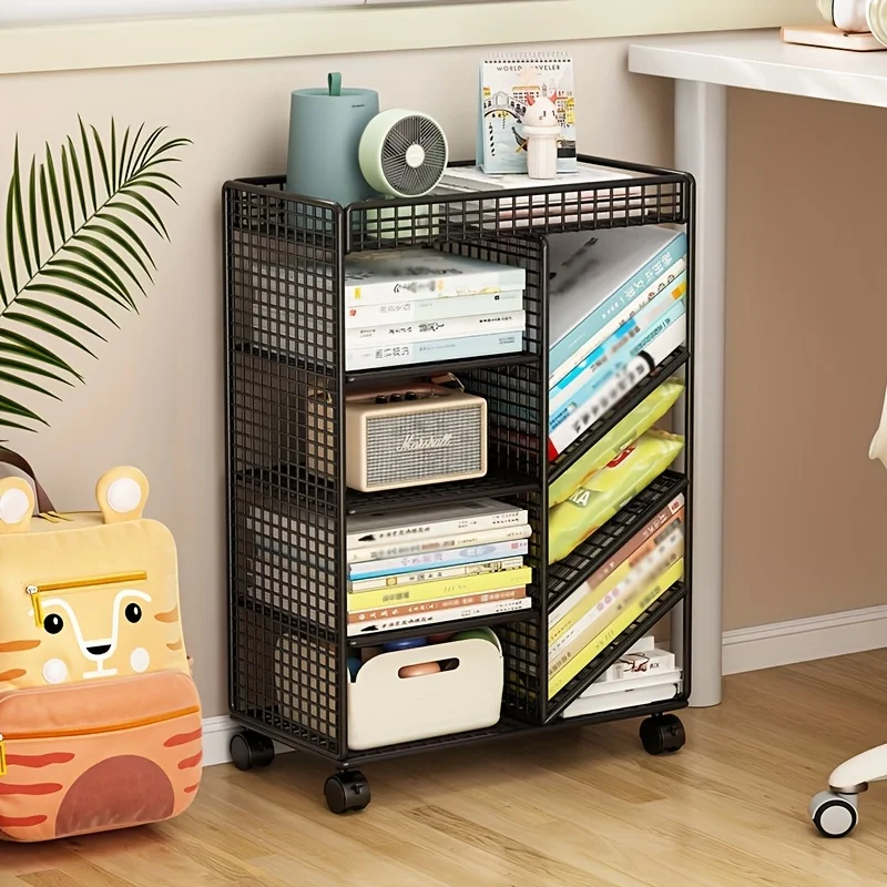 Rolling Book Cart -  Metal Mob - Book Cart Rolling reseña y precio