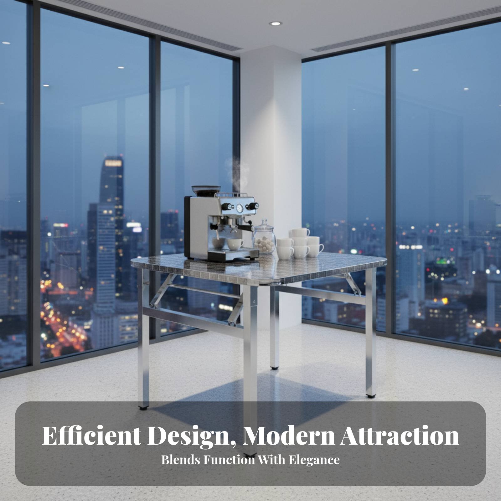 Rectangular Folding Table Fold - Office Furniture For Home reseña y precio