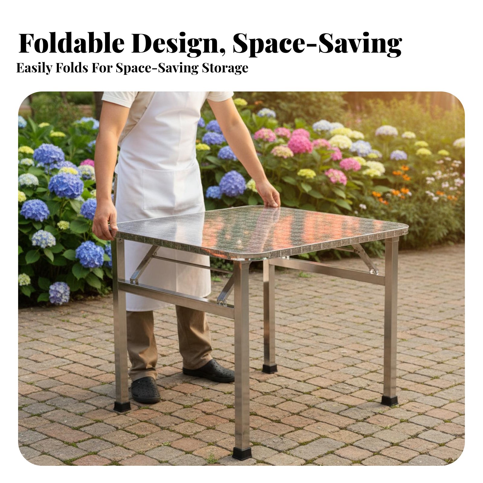 Rectangular Folding Table Fold - Office Furniture For Home reseña y precio