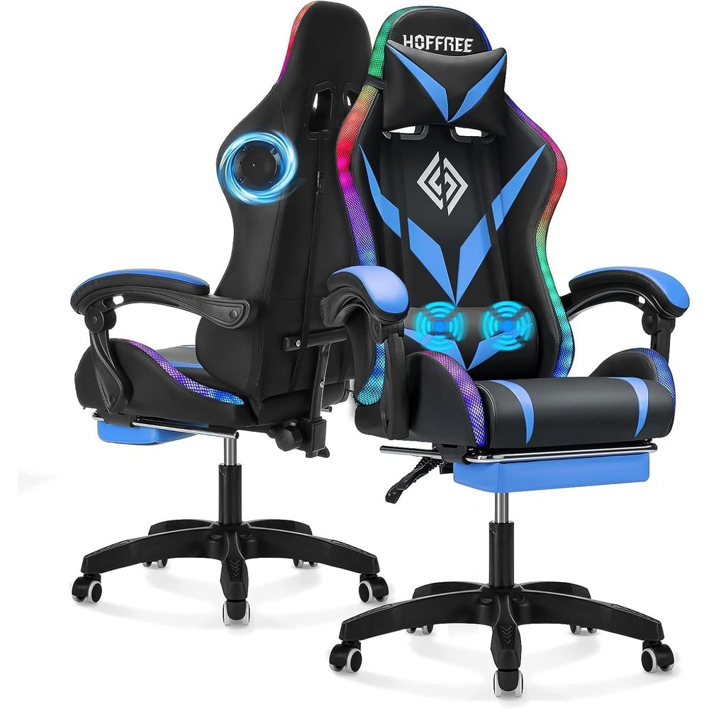 RGB Gaming Chair with Bluetoot - Office Furniture Ergonomic reseña y precio